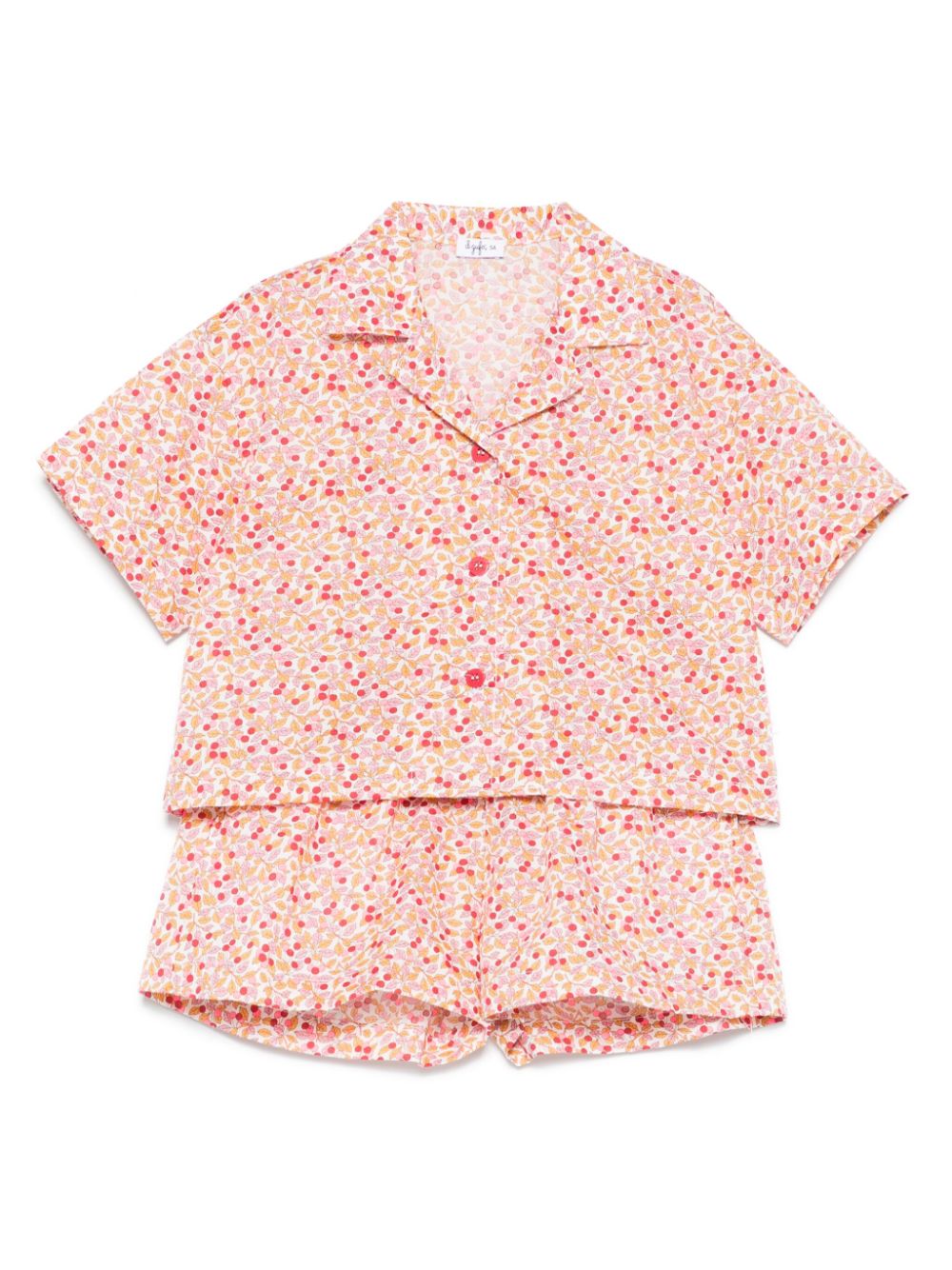 Floral-print shorts set - Pink