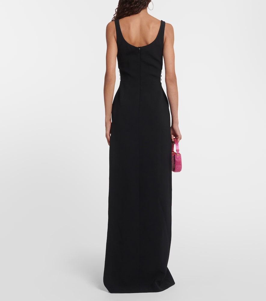 Embellished cady gown
