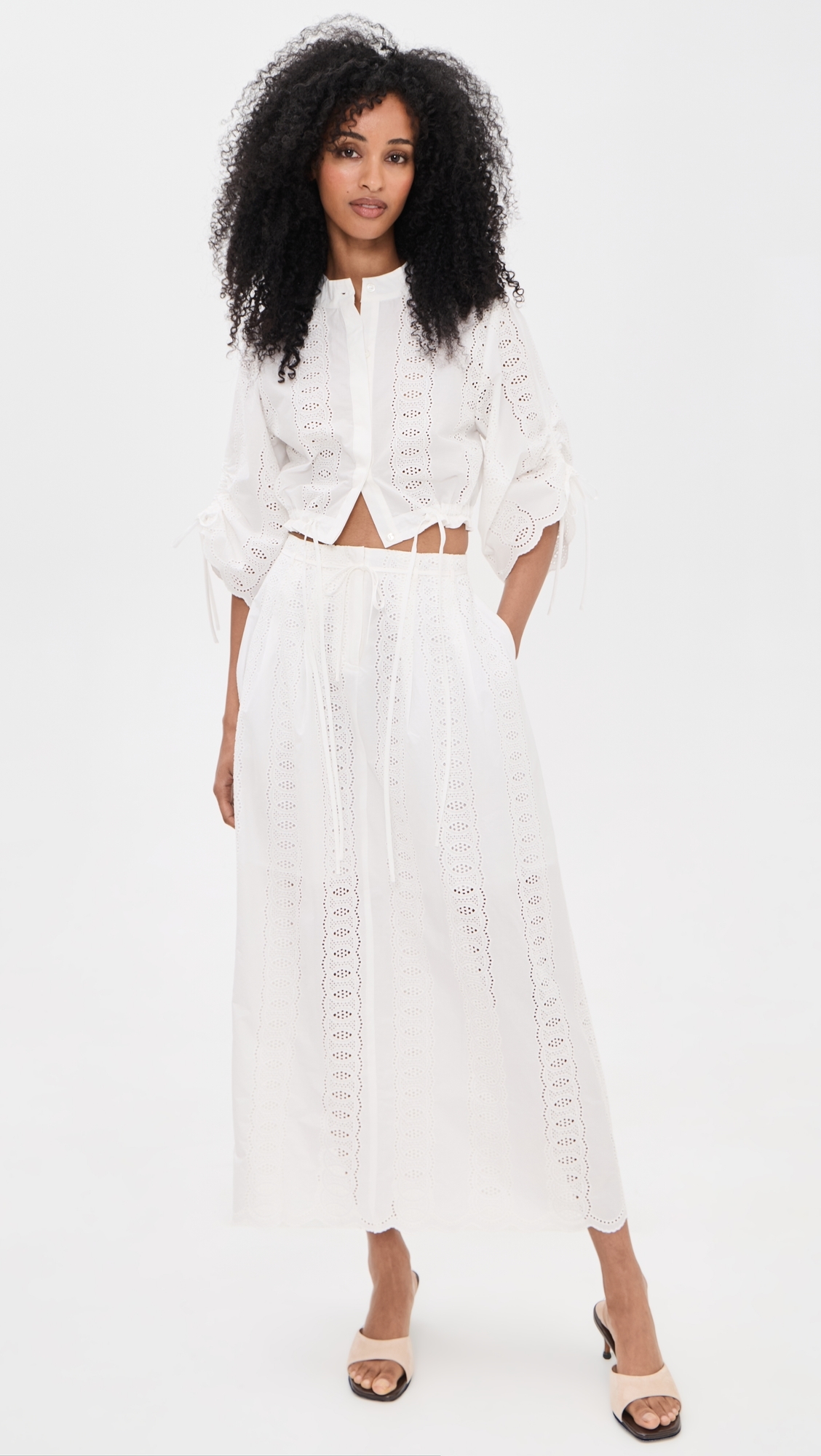 Amaris Skirt White Eyelet