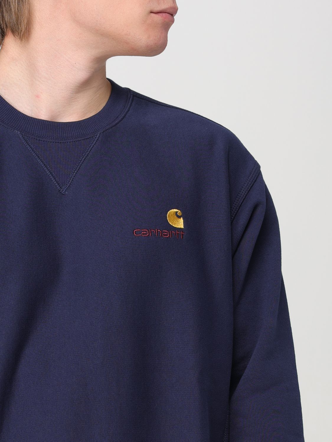 Sweatshirt Men color Blue