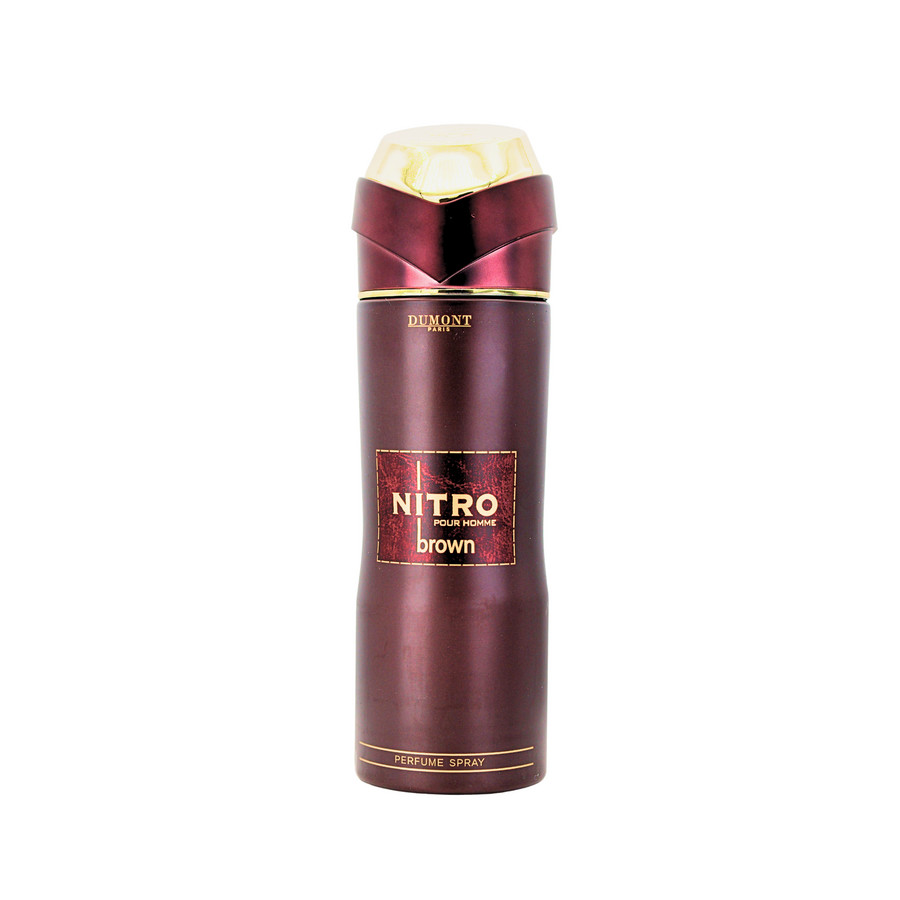 Mens Nitro Brown Deodorant Body Spray Spray 6.8 oz Bath & Body 3760060760852