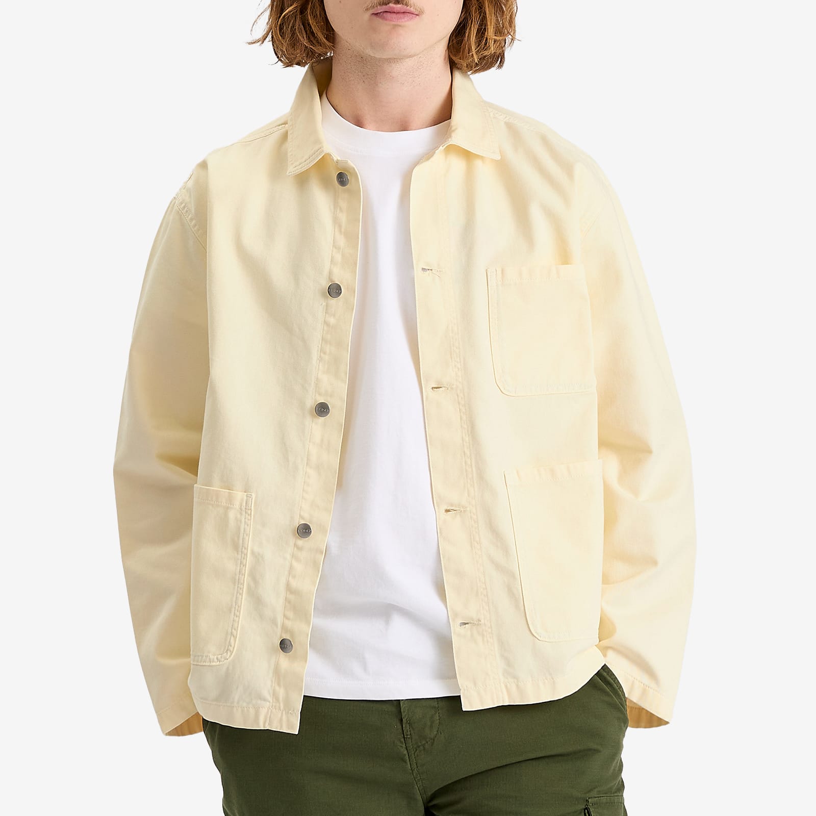 Edwin Men's Trembley Jacket in Whisper White