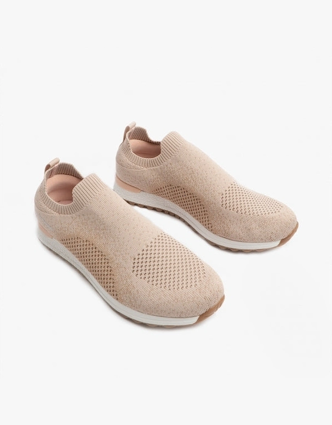 Women's Hush Puppies ENNIS Womens Slip-On Trainers Blush - Pink