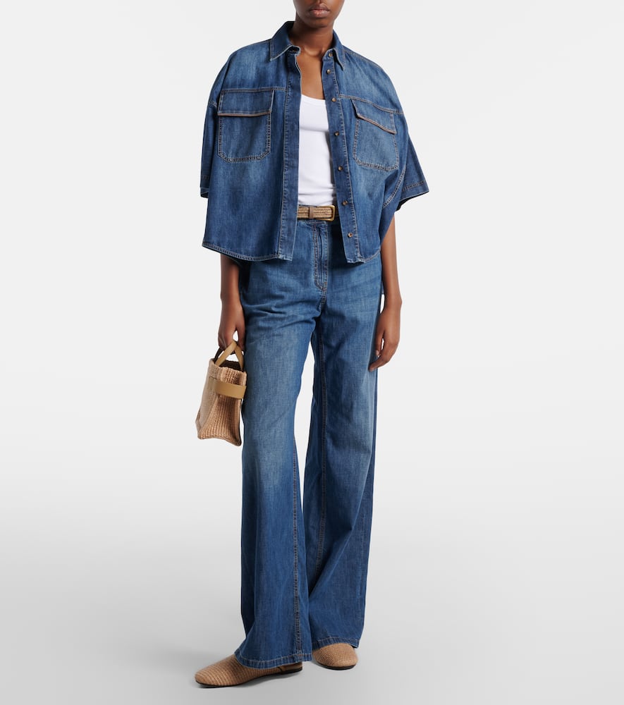 Wide-leg jeans
