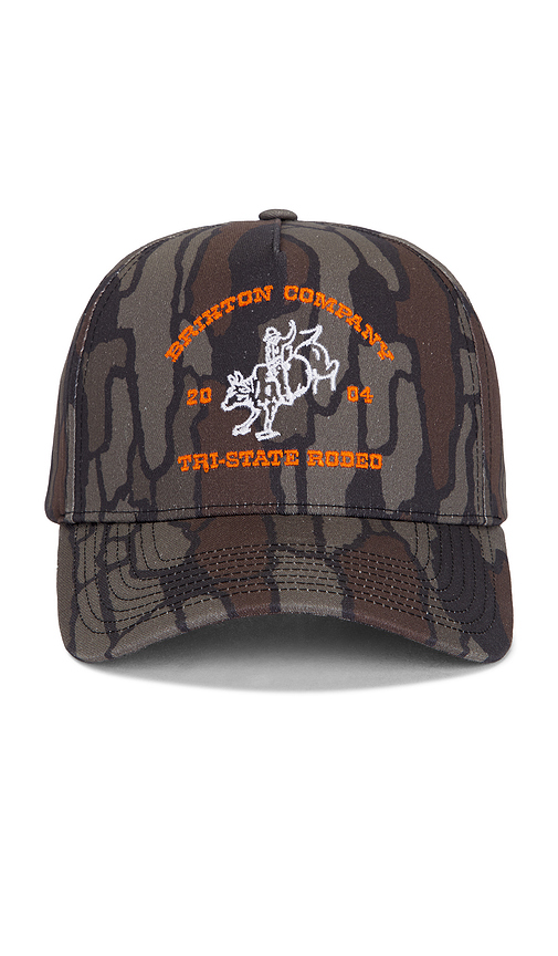 Brixton Danforth Netplus Snapback Hat in Army
