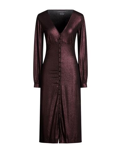 Woman Midi dress Purple Size 1 Viscose, Elastane