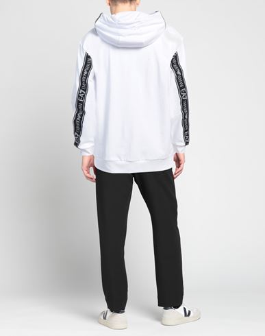 Man Sweatshirt White Size 3XL Cotton, Elastane, Polyamide