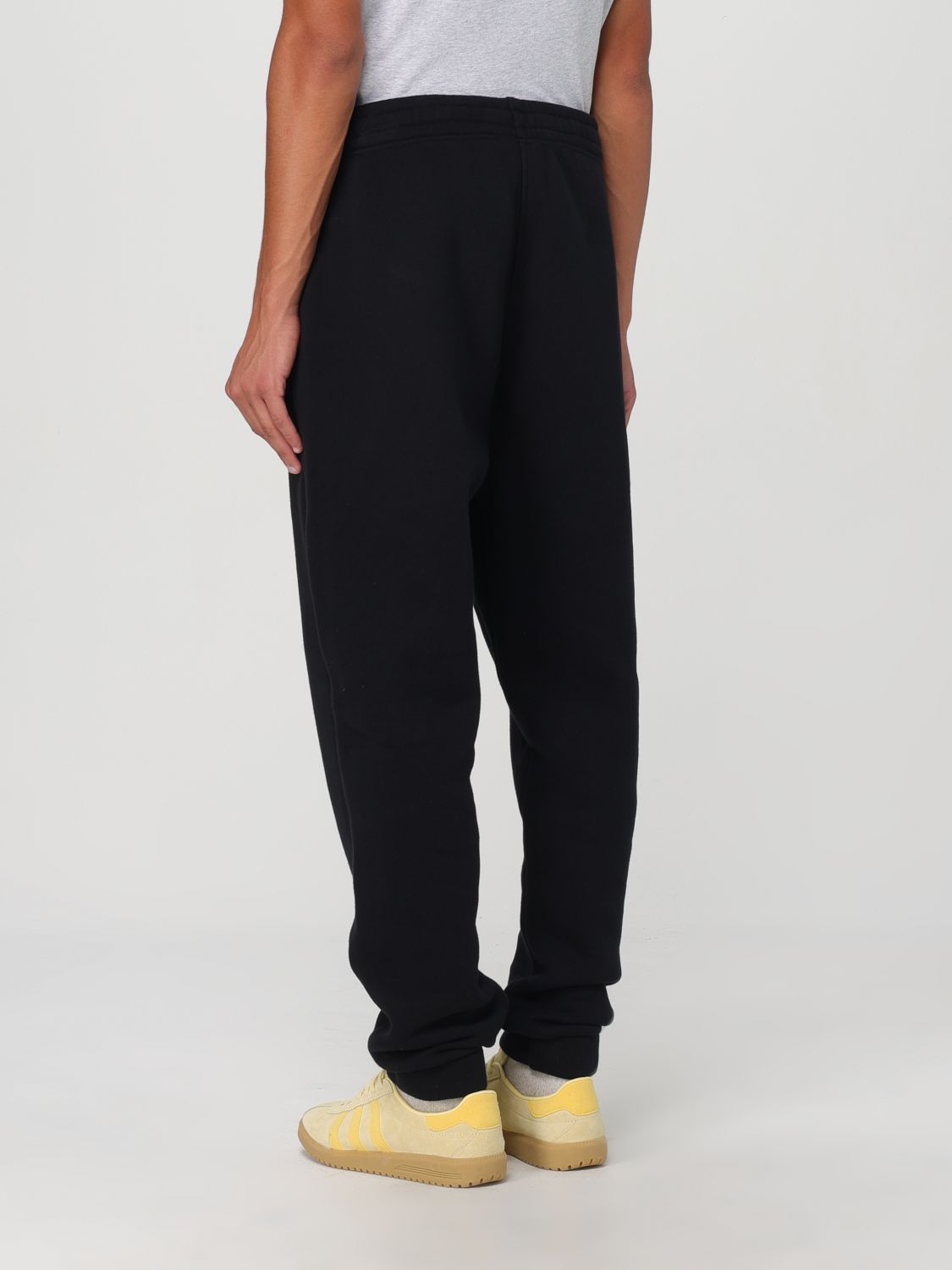 Logo-print cotton track pants - Black