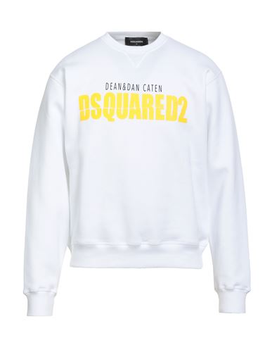 Man Sweatshirt White Size L Cotton
