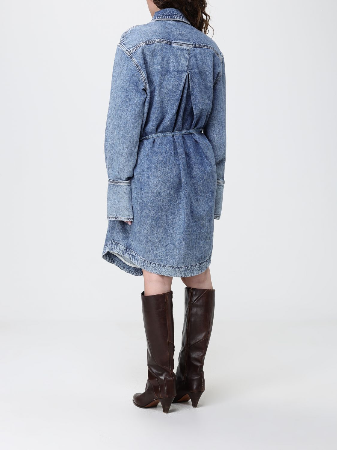 Dress Woman color Gnawed Blue