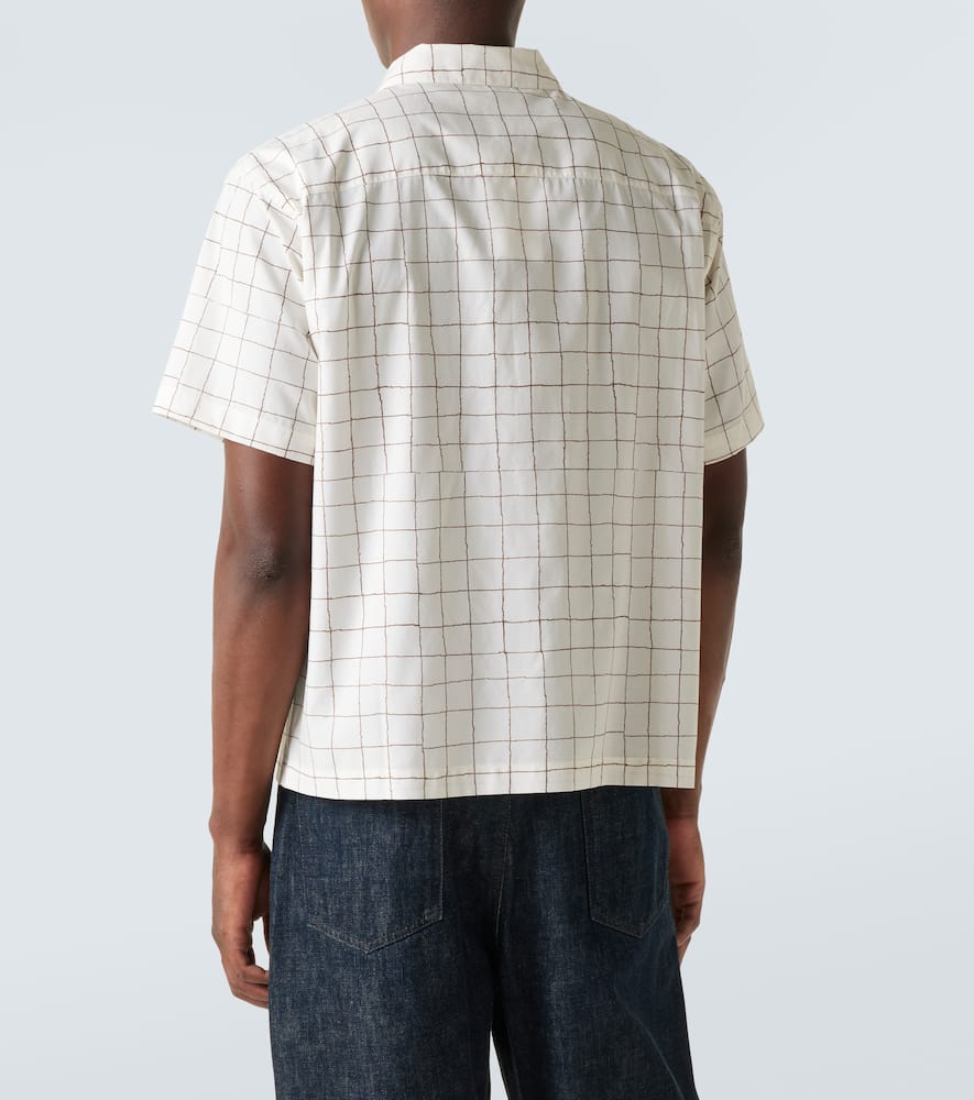 Checked bowling shirt
