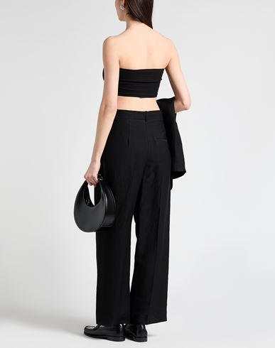 Woman Top Black Size 4 Rayon, Cotton, Elastane