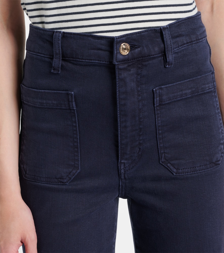 Frame Anchor high-rise ankle wide-leg jeans