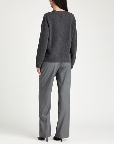 Woman Sweater Charcoal Size 10 Cashmere