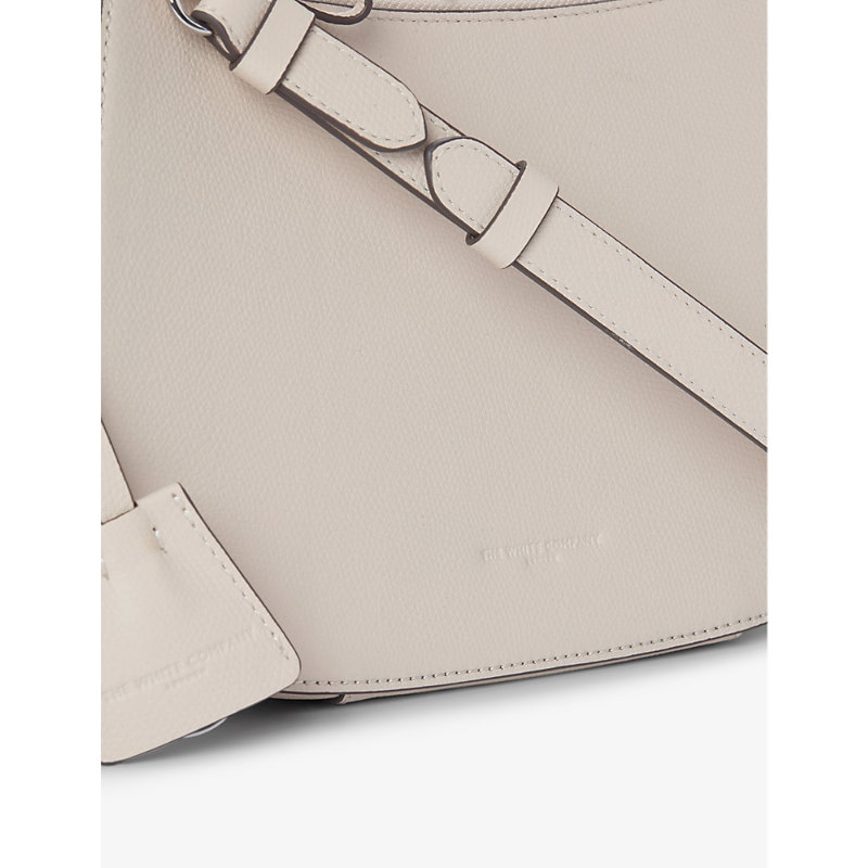 Womens Almond Adjustable and Removeable-strap Leather Crossbody bag 