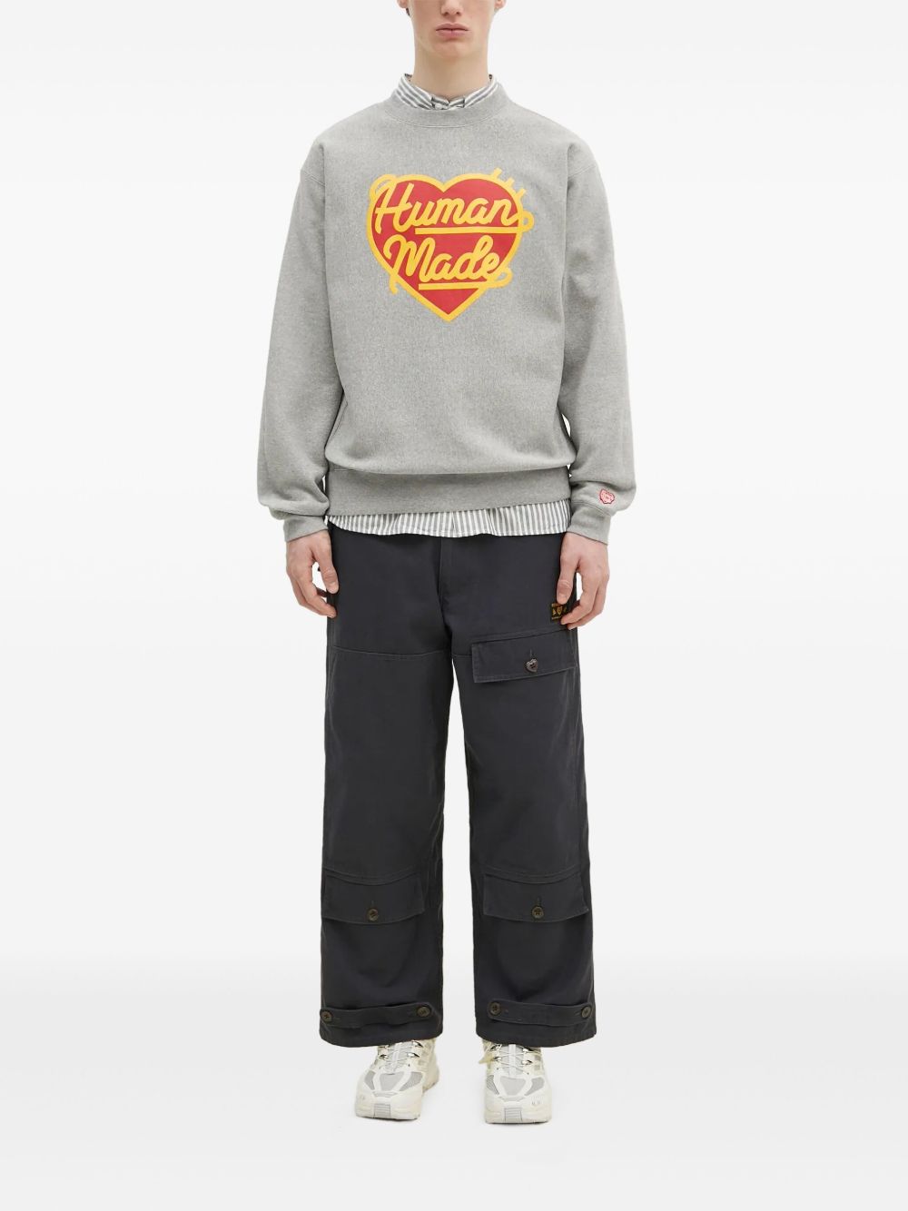Heart-logo sweatshirt - Grey