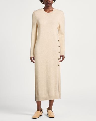 Woman Midi dress Beige Size 0 Alpaca wool, Wool