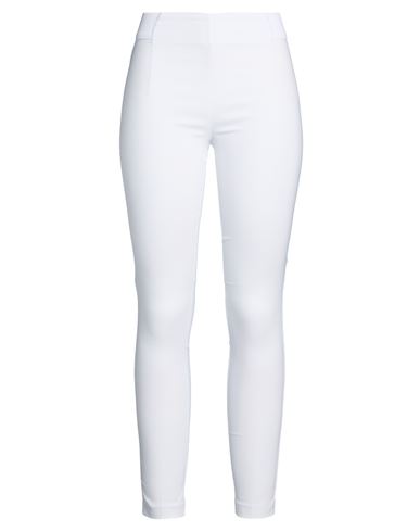 Woman Pants White Size 10 Viscose, Polyamide, Elastane
