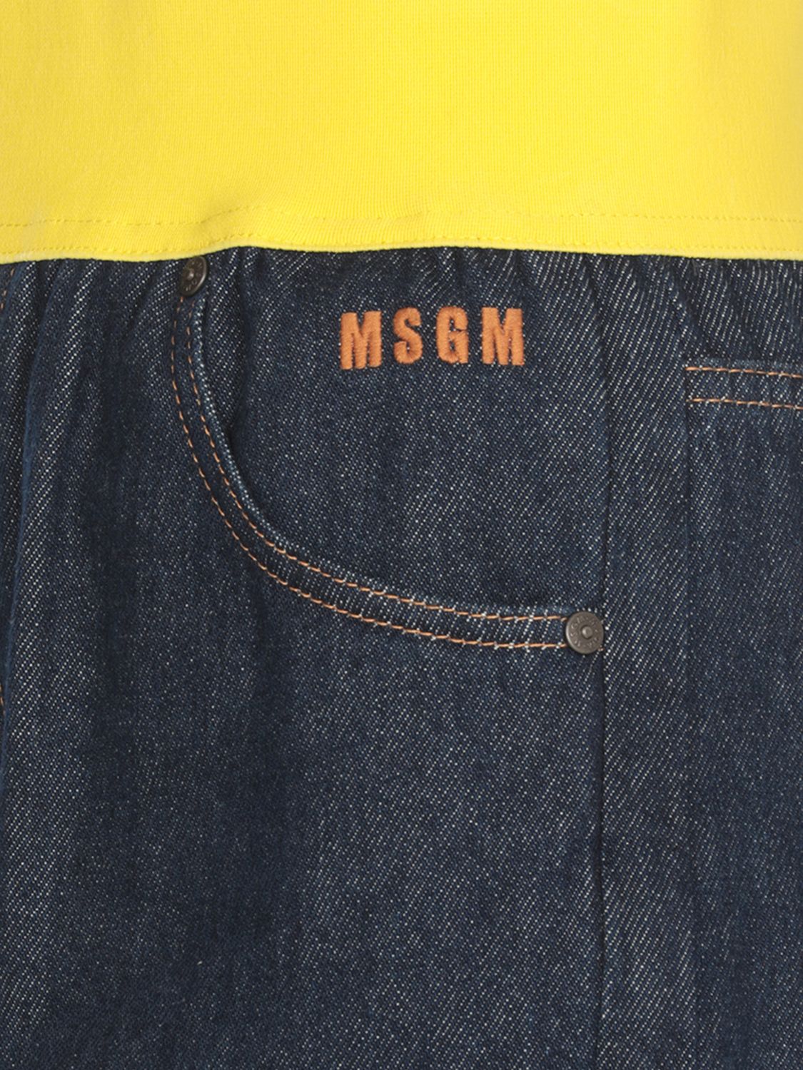 MSGM wide-leg jeans - Blue