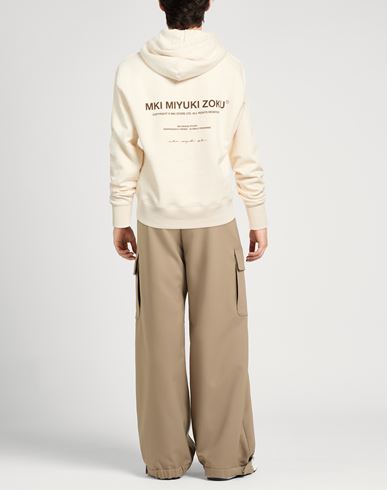 Man Sweatshirt Ivory Size M Organic cotton, Recycled polyester