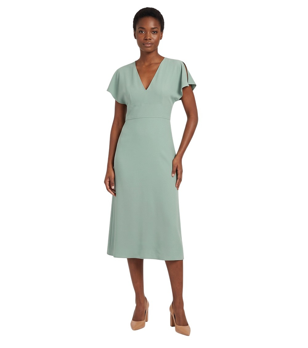 V-neck Dress