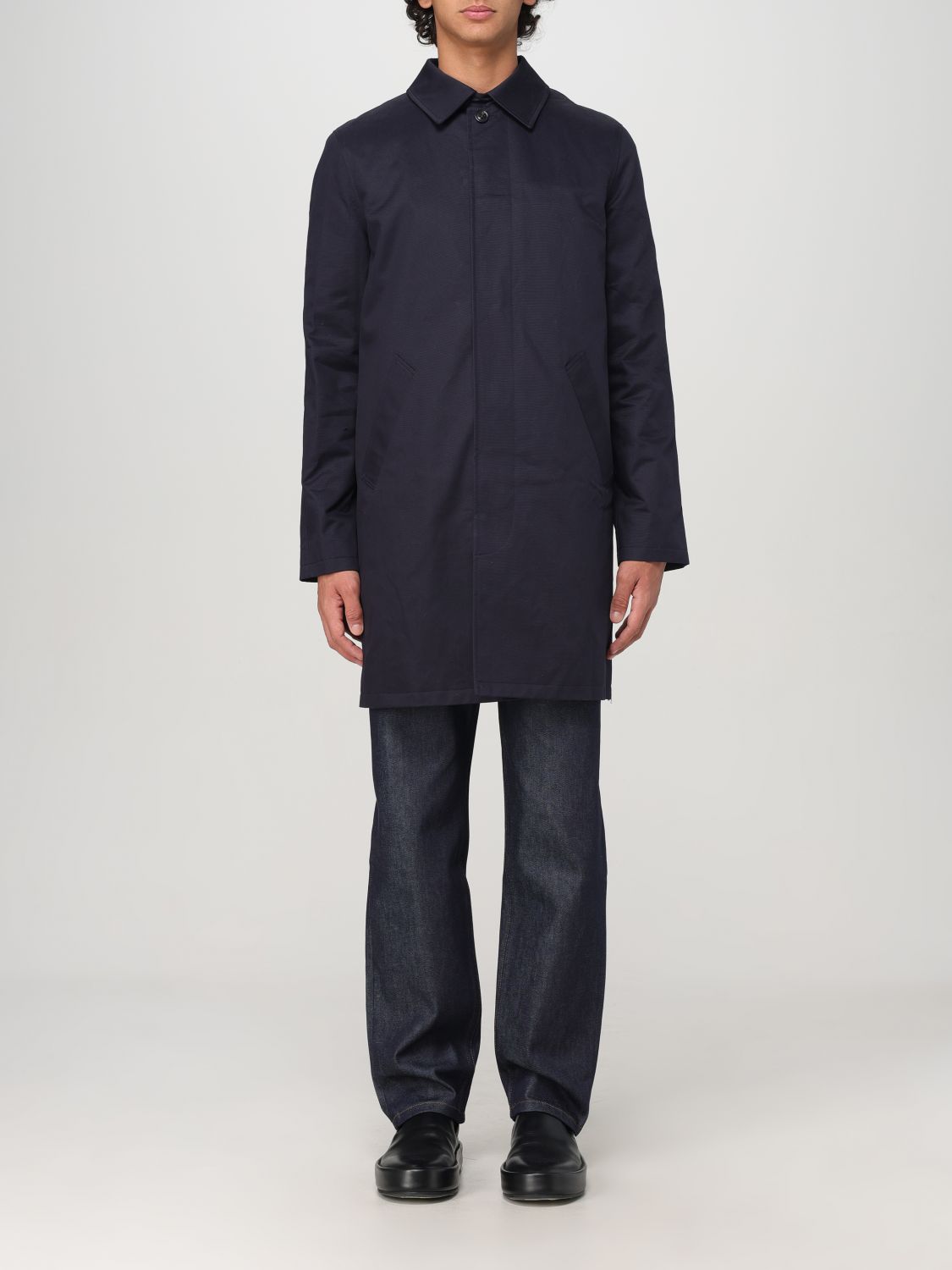 Ville cotton raincoat - Neutrals
