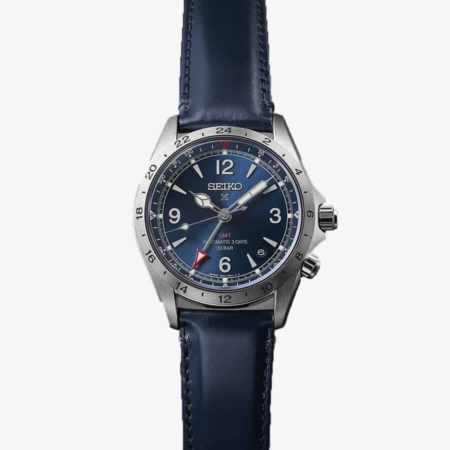 Prospex Luxe Alpinist GMT Automatic Blue Dial Mens Watch SPB377