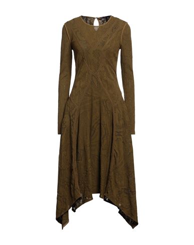 Woman Midi dress Military green