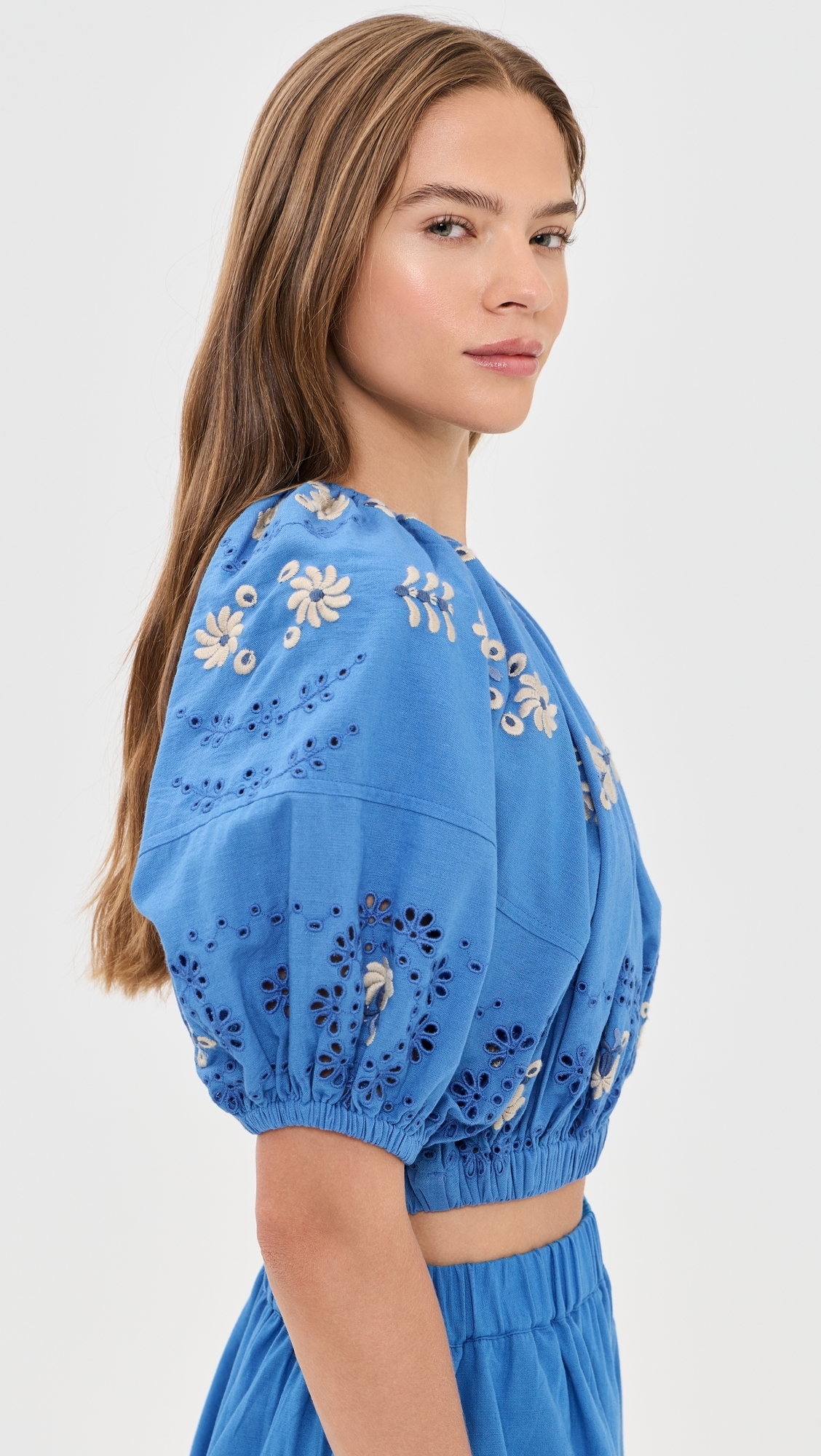 Catharina Bubble Top Blue