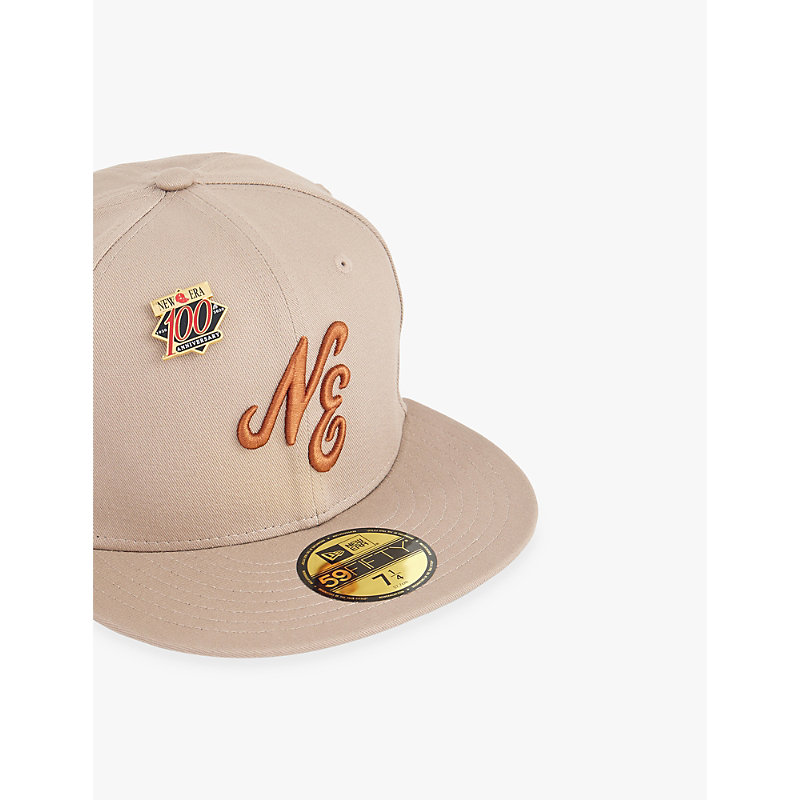 Mens Pastel Brown 59fifty Cotton cap 7 1/4