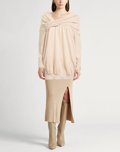 Woman Sweater Beige Size 4 Cashmere
