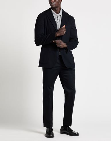Man Blazer Midnight blue Size 44 Cashmere