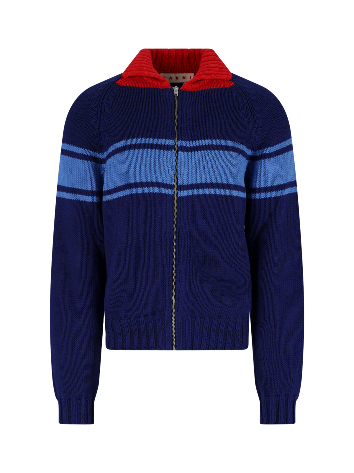 Men's Cotton Sweatshirt with Polyamide Detail