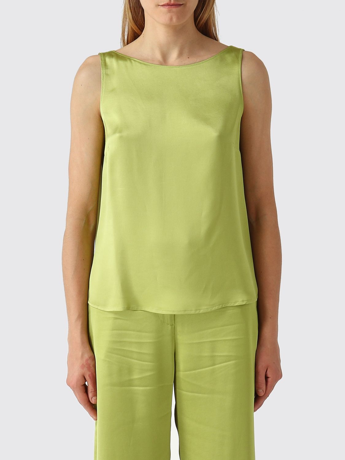 Top Woman color Green