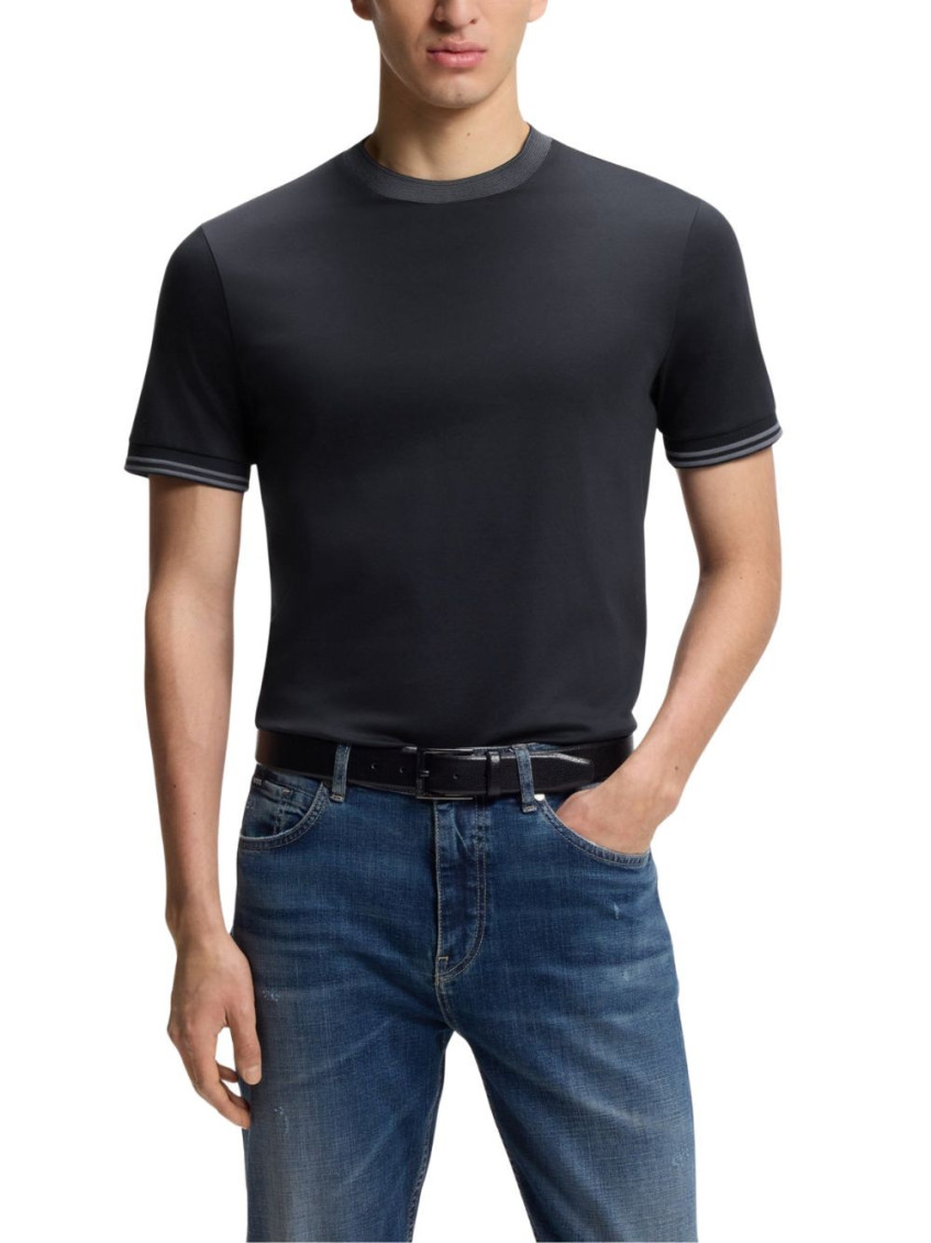 Dark Blue Crewneck T-Shirt