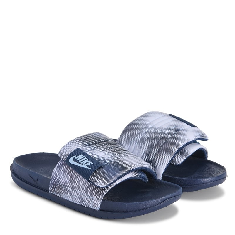 Men's Offcourt Adjust Slide Sandals (Black/Navy)
