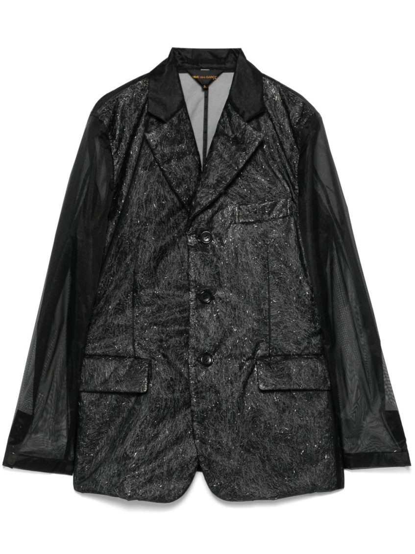 Black Chiffon blazer