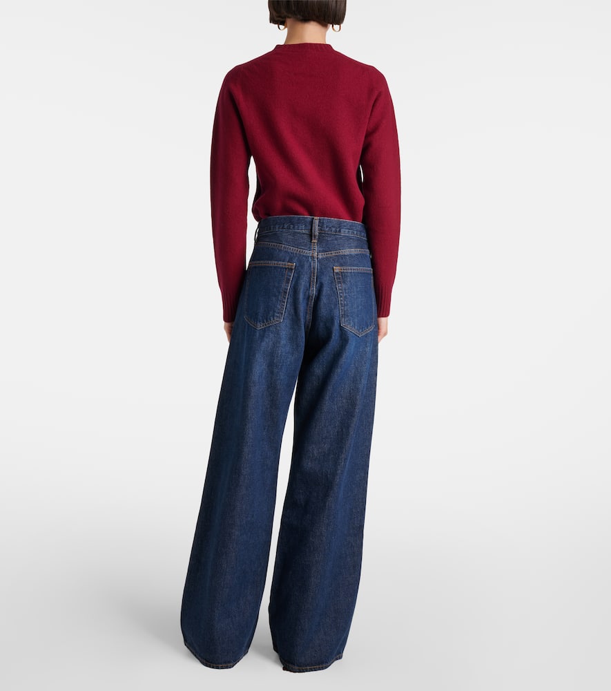 The Loose wide-leg jeans