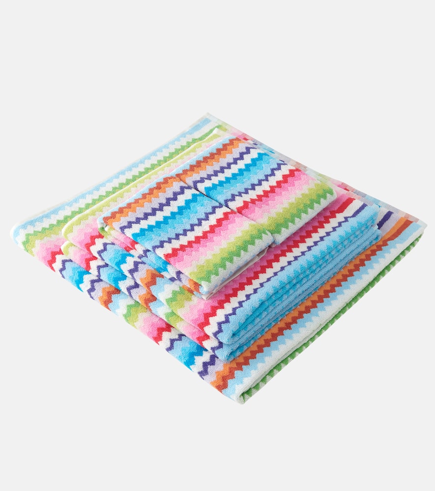 Riverbero set of 5 cotton terry towels
