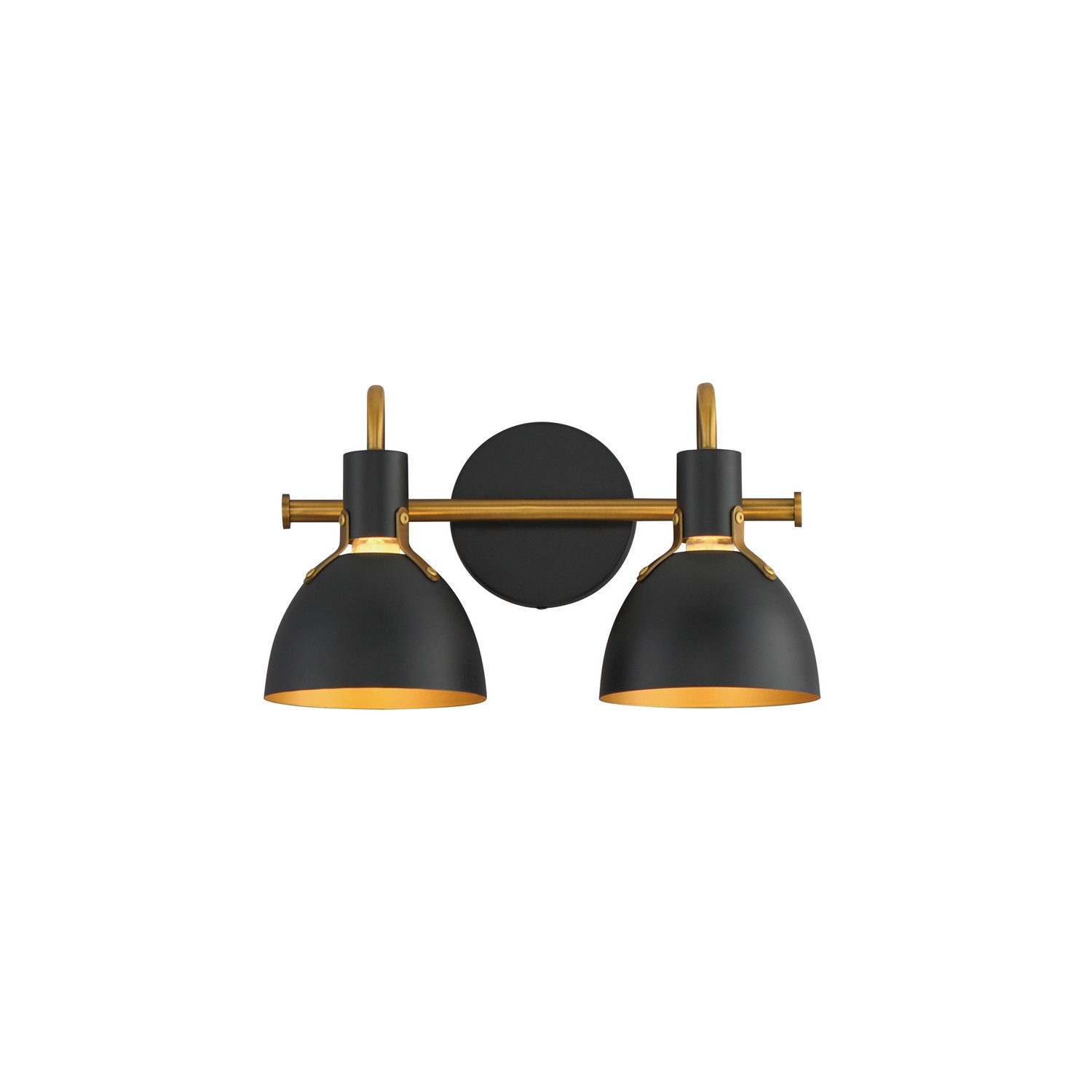 Black Antique Brass Wall Sconce from the Dusk Collection
