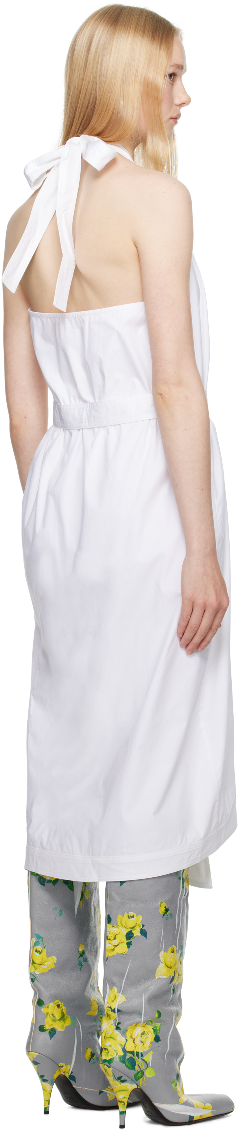 16Arlington White Vitalia Midi Dress