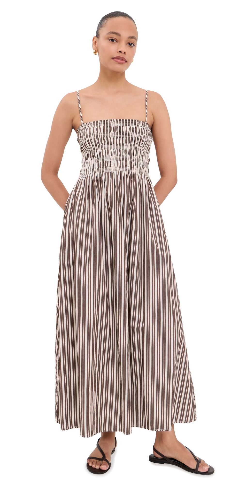 Bianca Dress Java Stripe