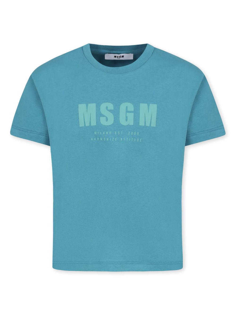 Logo-print cotton t-shirt - Blue