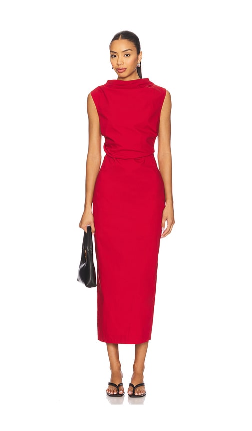 St. Agni St Agni Soft Sculptural Dress in Red. S. Also in