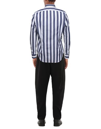 Man Shirt Midnight blue Size 16 Cotton
