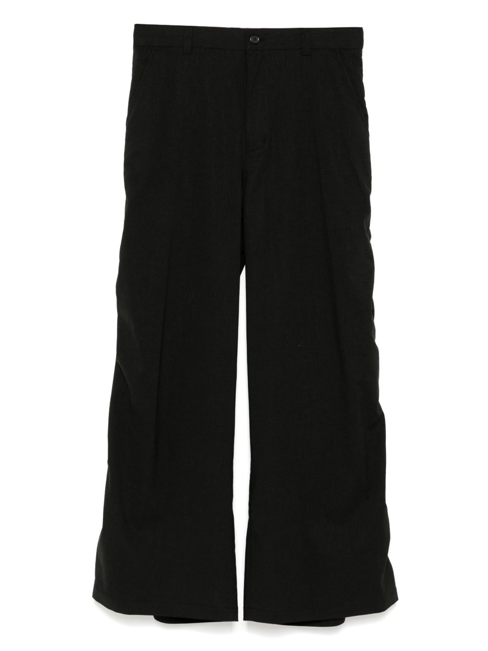 SONGZIO shirring flare pants - Black