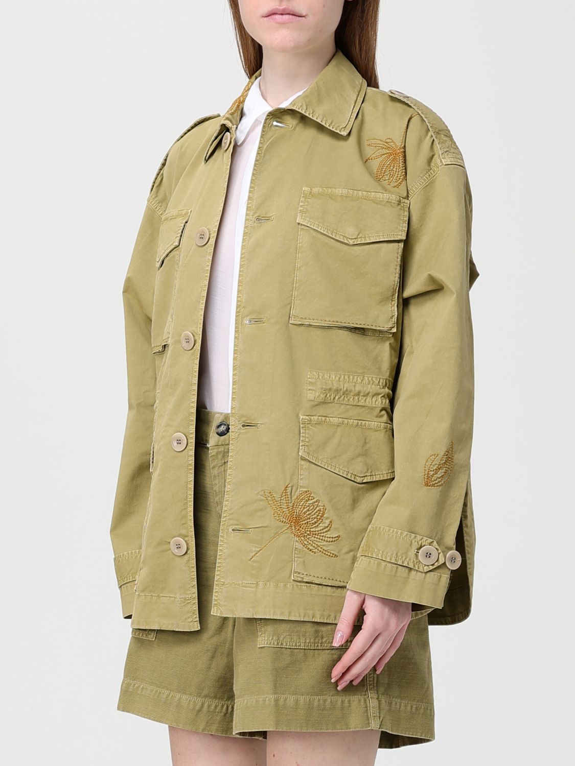 Jacket Woman color Acid Green