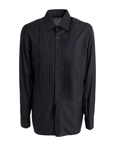 Man Shirt Black Size 15 ½ Cotton