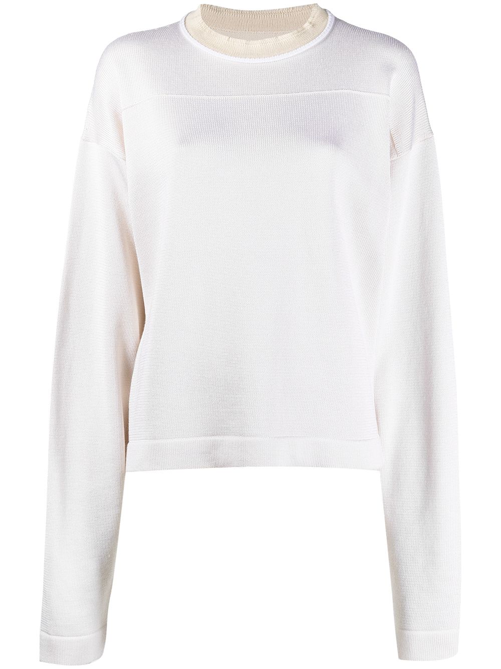 Two-tone jumper - Neutrals