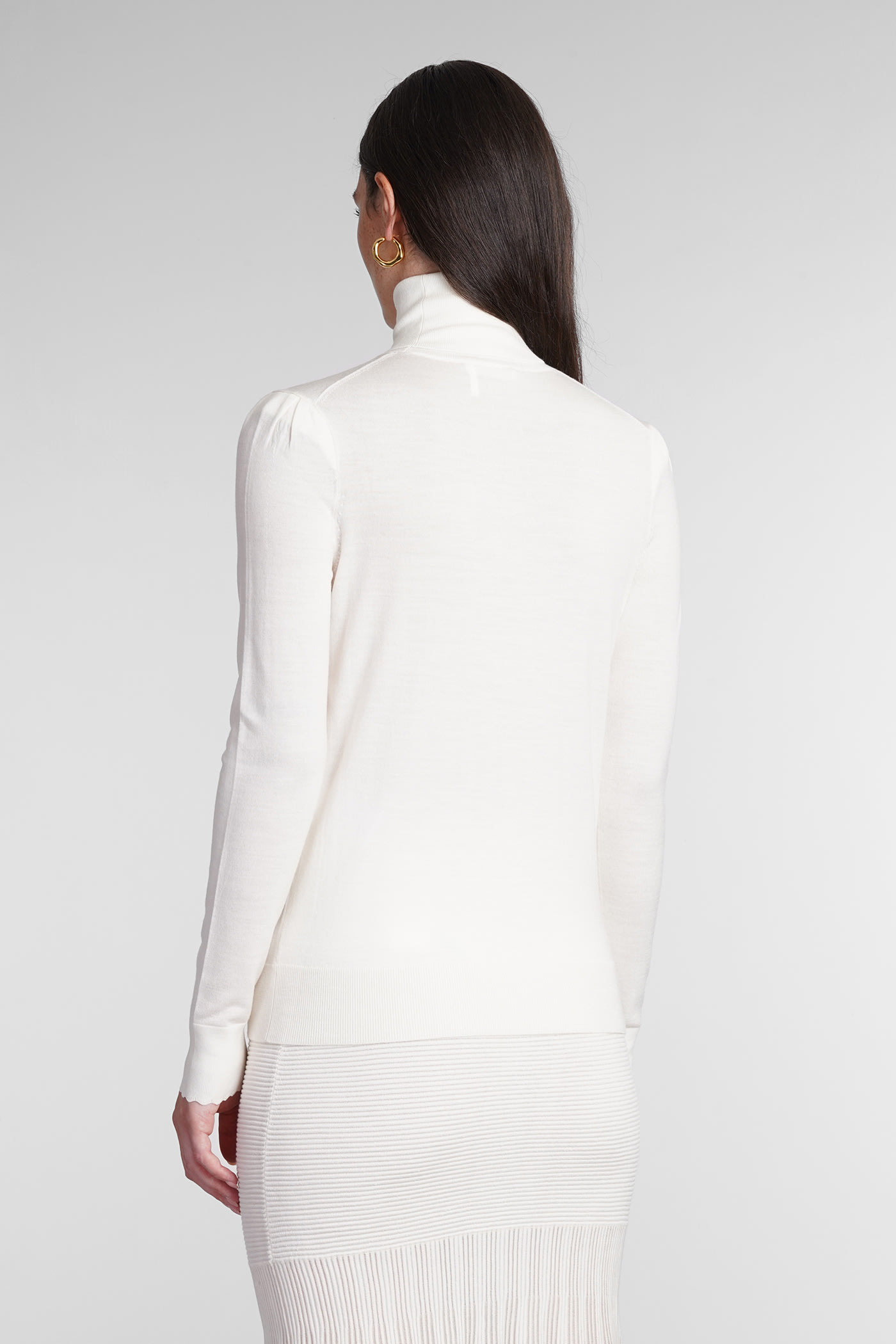 Knitwear In Beige Wool